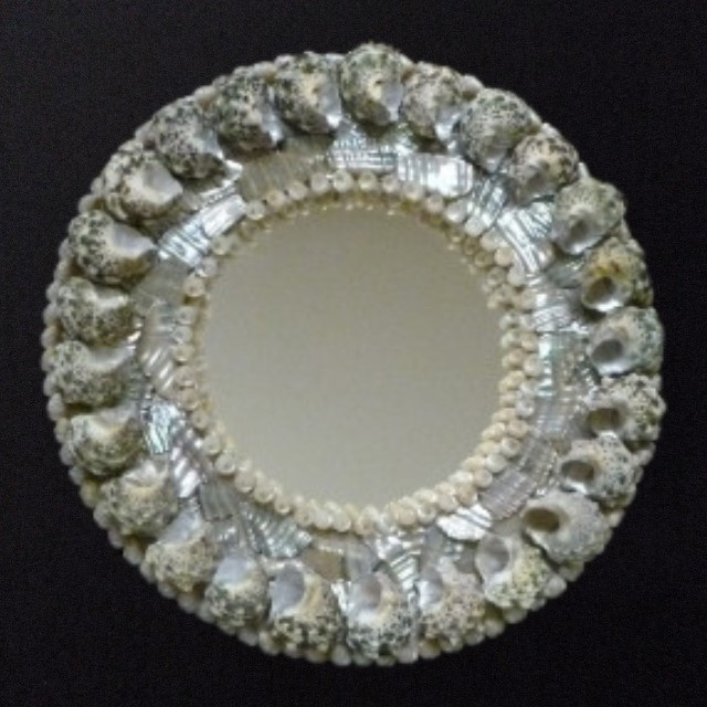 Shell Mirrors - Seashells And Wood